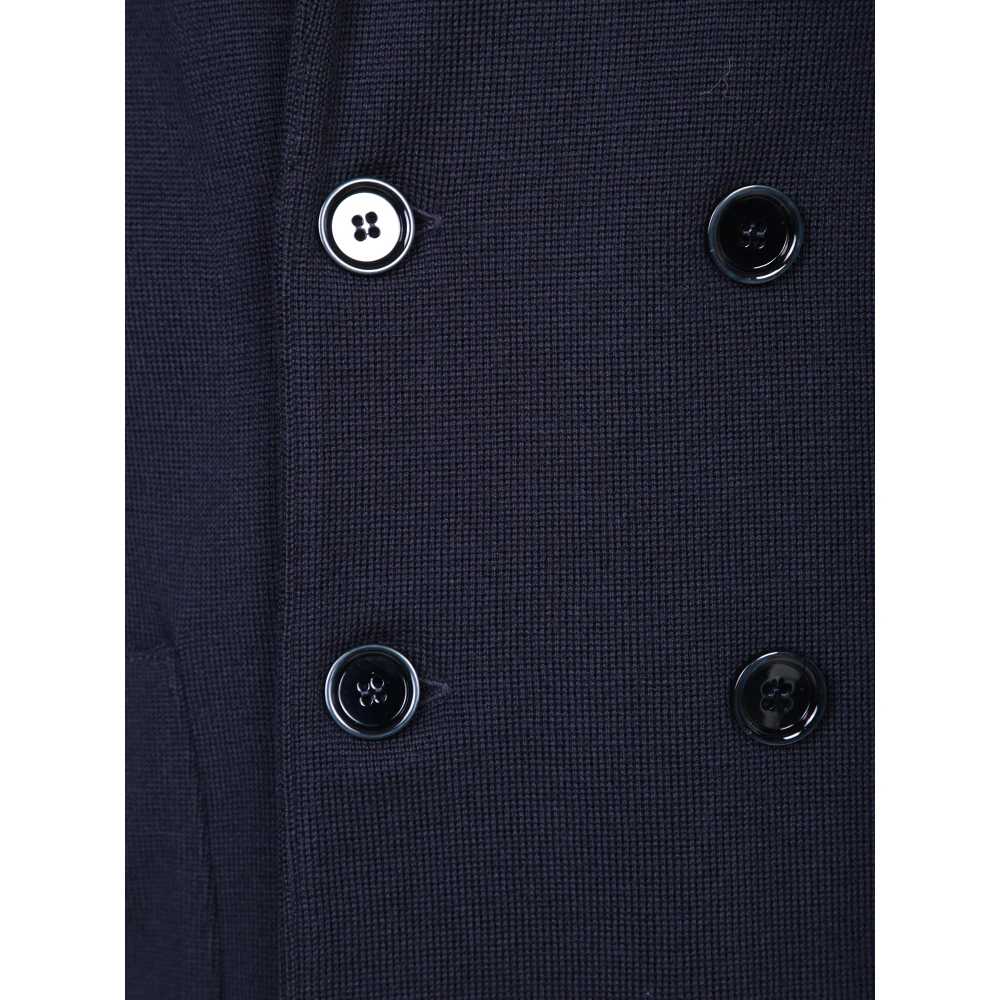 Lardini Blauwe Blazer voor Mannen Aw24 Blue Heren