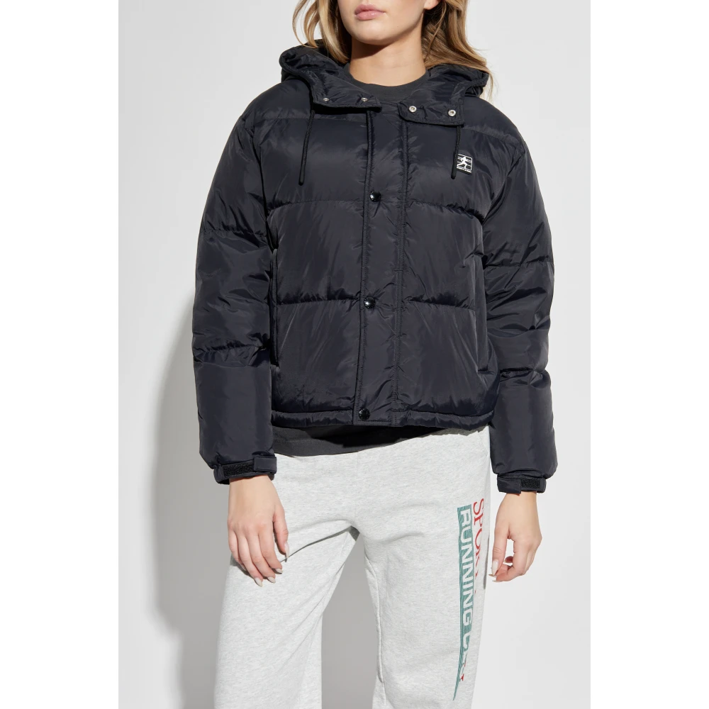Sporty & Rich Gevoerde jas Black Unisex