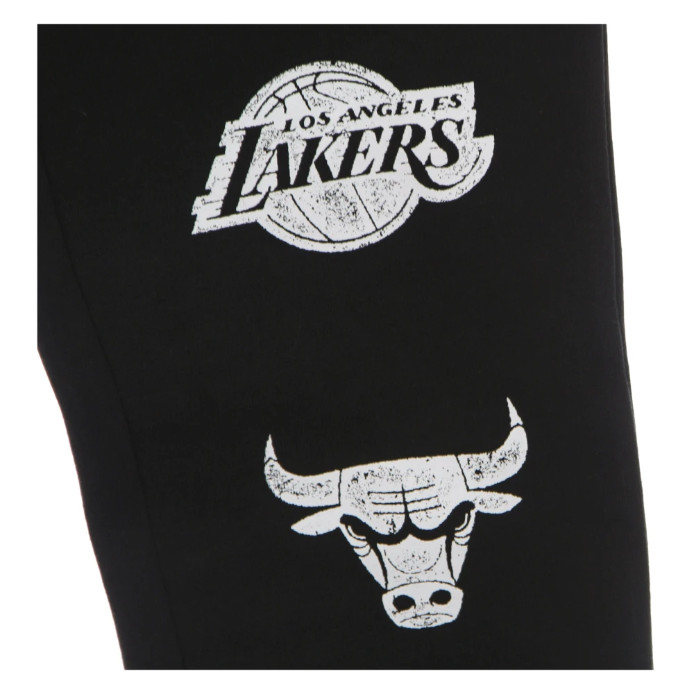new era NBA Logo Sweatpants Tracksuit Zwart Black Heren