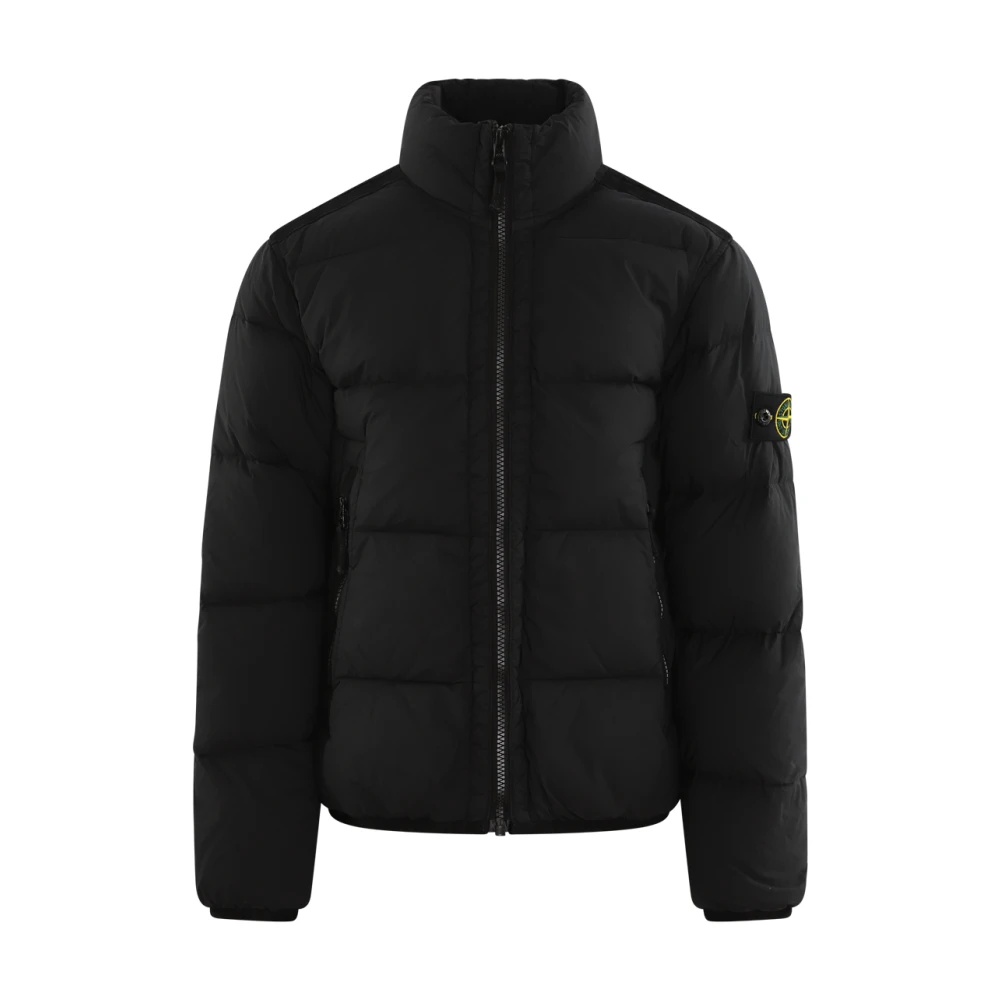 Stone Island Riktig dunjacka för barn Black, Pojke