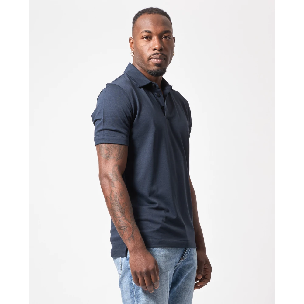 Hugo Boss Blauw Polo Shirt Regular Fit Blue Heren