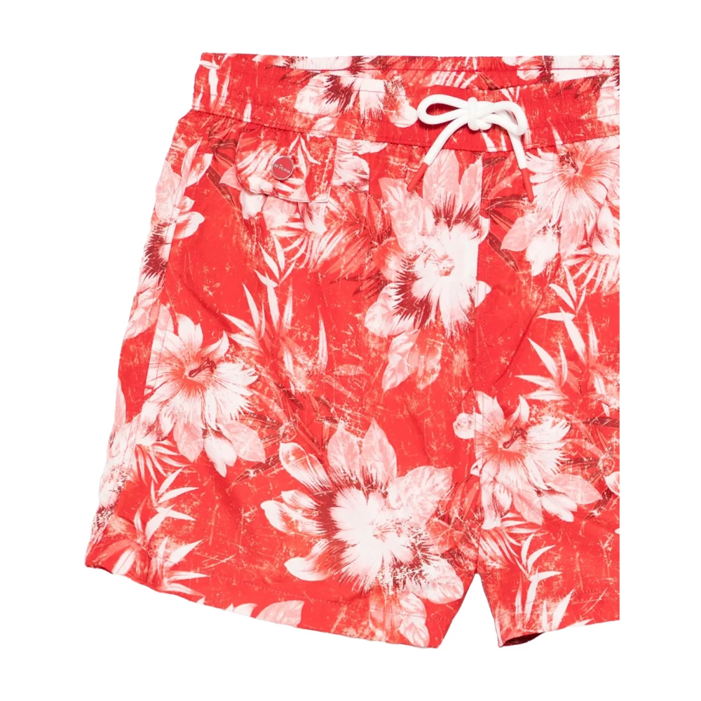 Kiton Rode Strandkleding voor Mannen Red Heren