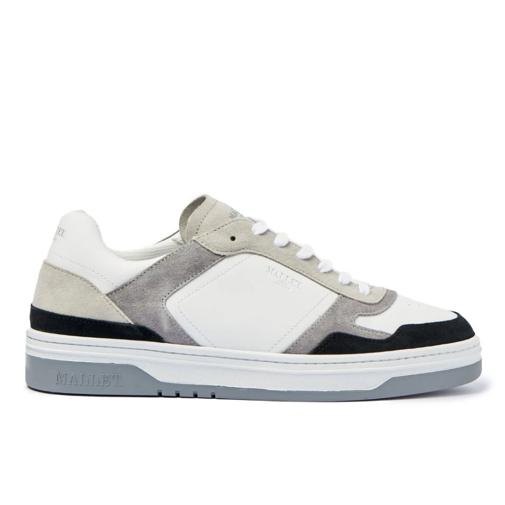 Mallet London Leren Sneakers Heren Schoenen Grijs