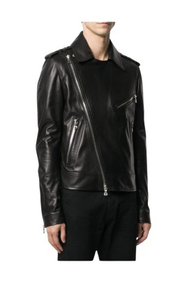 veste-en-cuir-noir-avec-fermeture-eclair