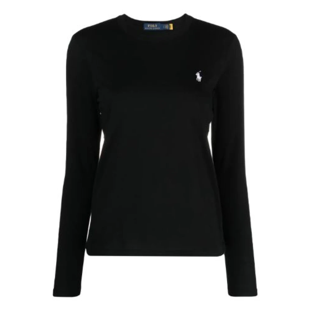 Ralph Lauren T-shirts en Polos Zwart Black Dames