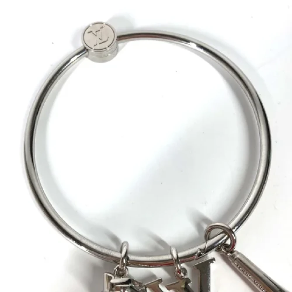 Louis Vuitton Vintage Pre-owned Fabric key-holders Gray Heren