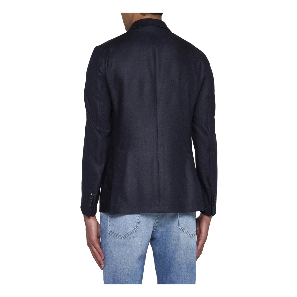 Tagliatore Blauwe Herenjassen Blue Heren