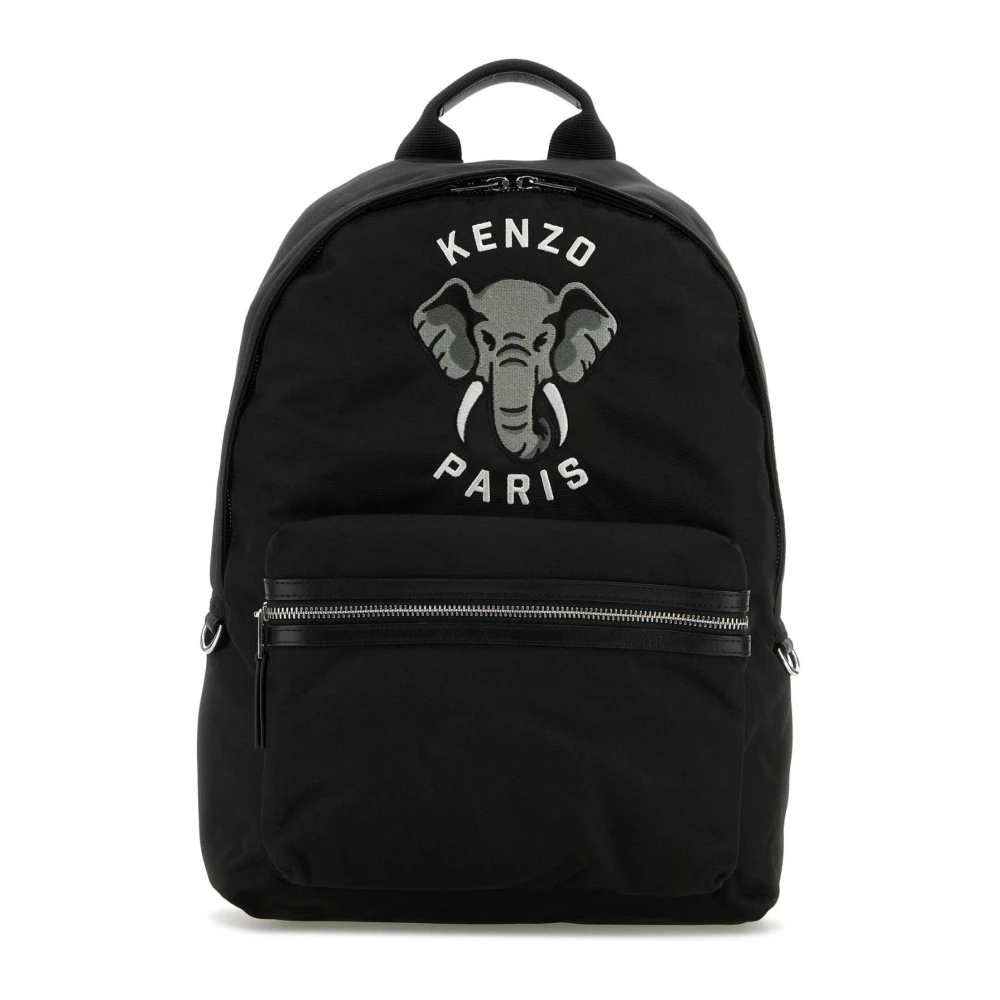 Kenzo Zwarte Varsity Rugzak Black Heren