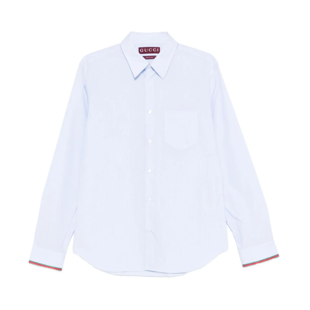 Gucci Blue Formal Shirts, Male, S, Shirts Clear