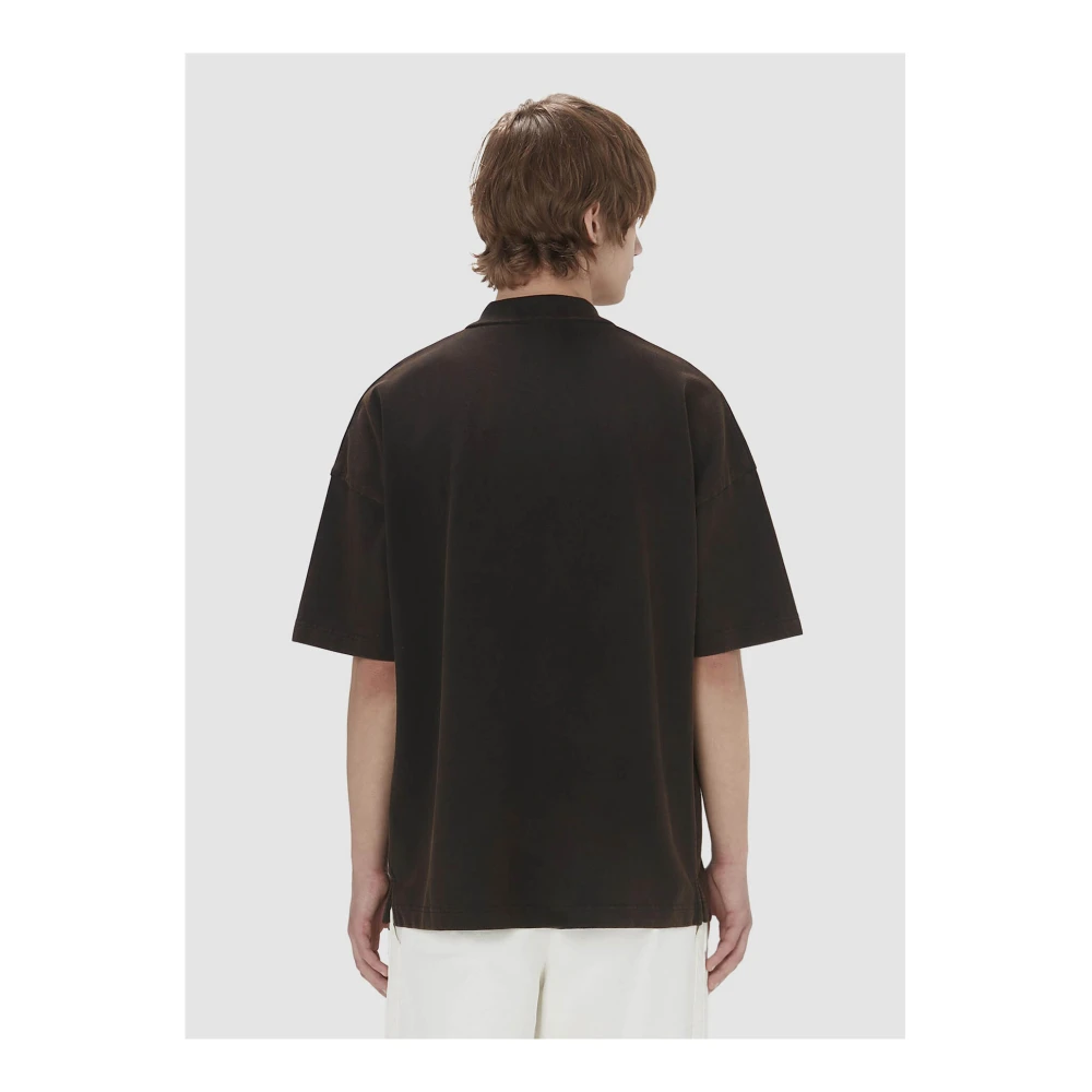 JW Anderson Anker Polo Shirt Brown Heren