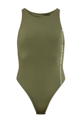 Logo-print Bodysuit