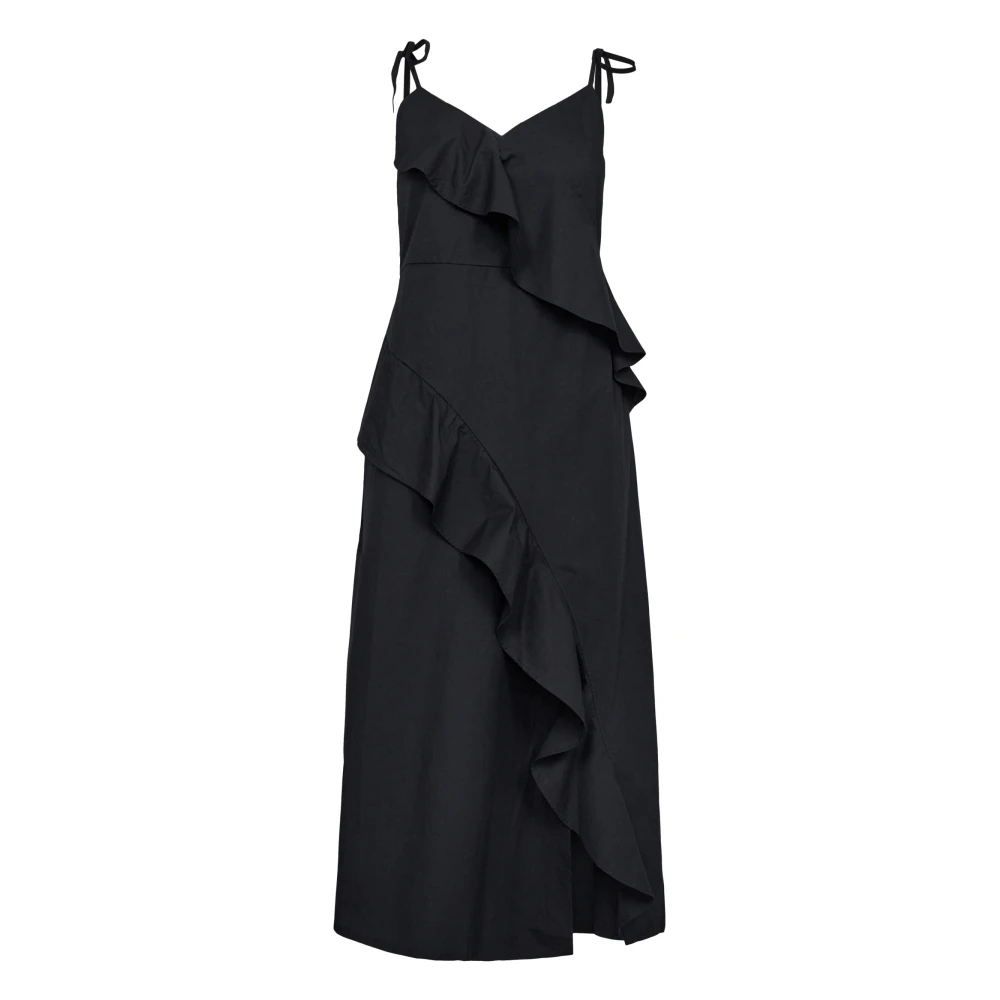 Designers Remix Flare jurk voor lente zomer Black Dames