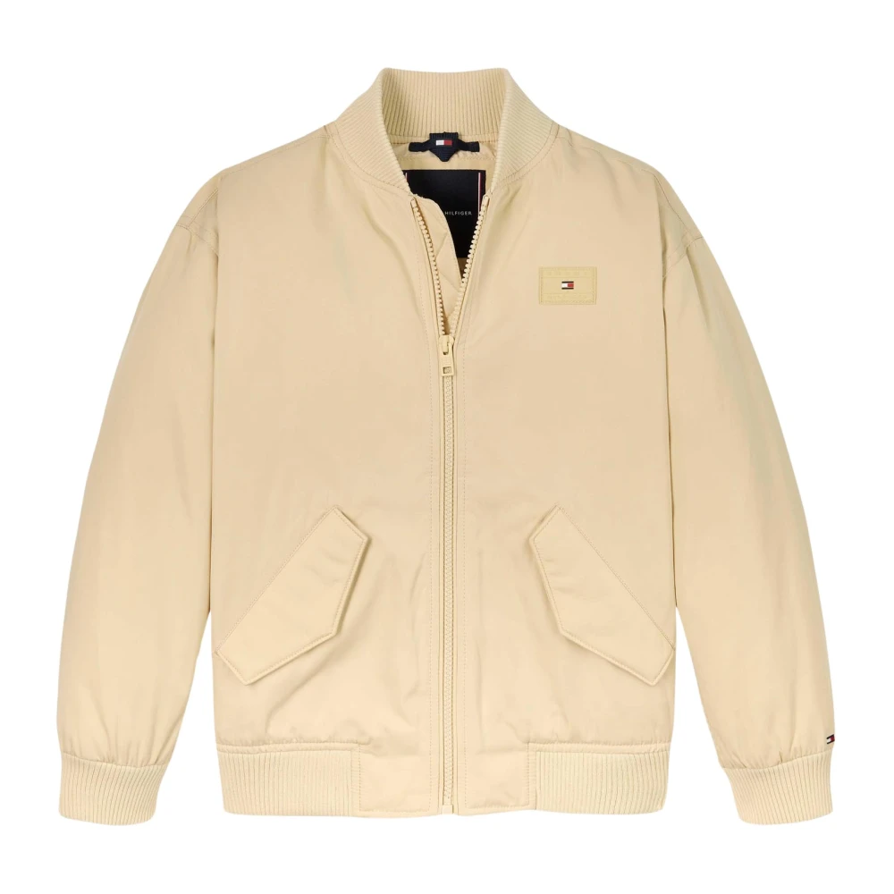 Tommy Hilfiger Vadderad Bomberjacka Elfenben Beige, Pojke