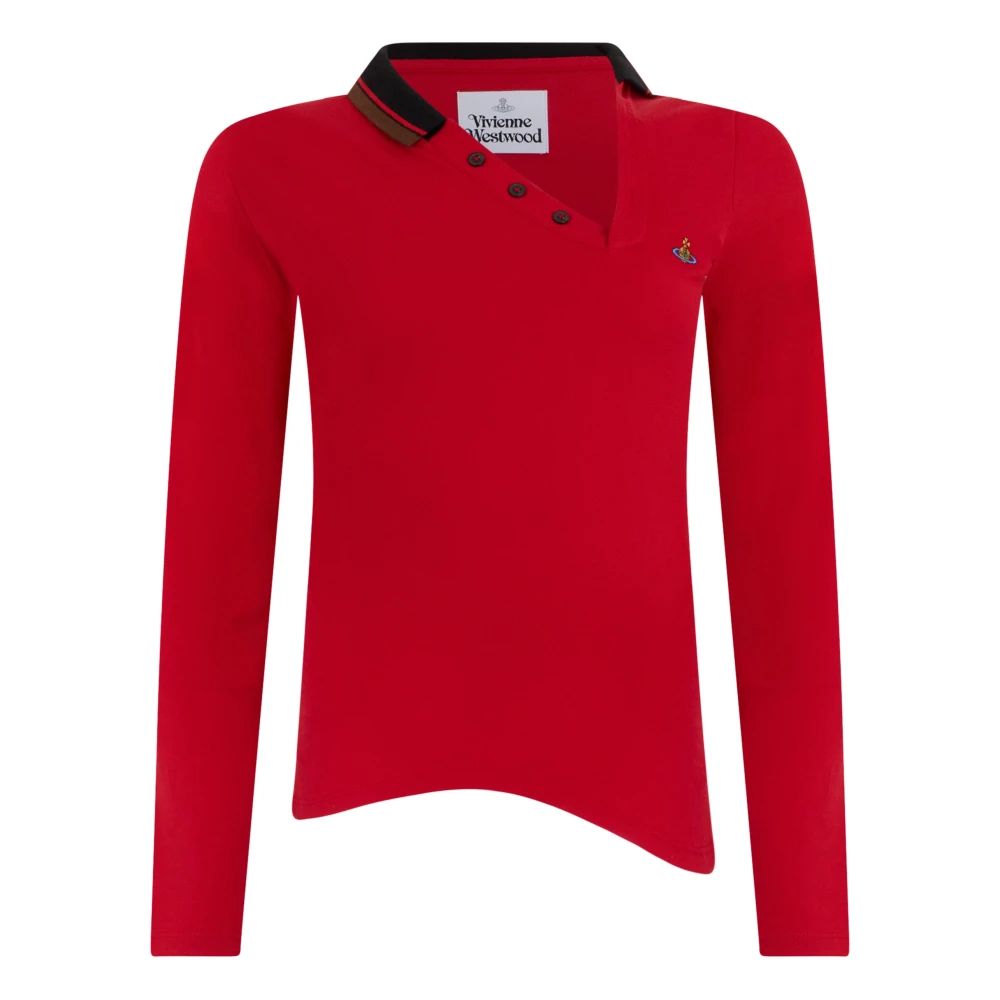 Vivienne Westwood Women's Red Glory Cotton Polo Shirt - Image 4