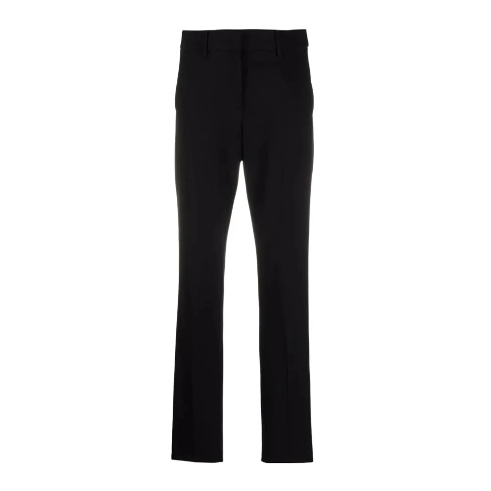 Emporio Armani Donna Nero Slim-Fit Trousers