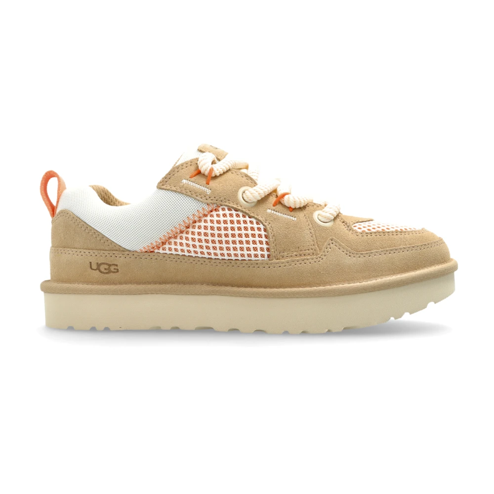 Ugg Women's Beige Sneakers, 6 Uk, Lo Lowmel Mesh