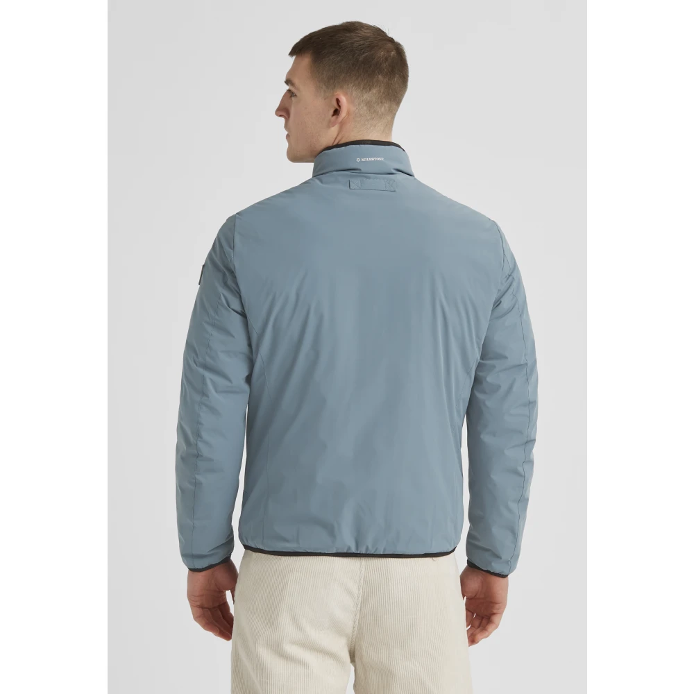 Milestone Stijlvolle Jas voor speciale gelegenheden Blue Heren