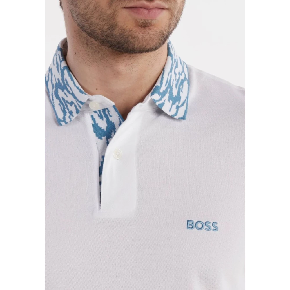 Hugo Boss Ocean Detail Polo White Heren