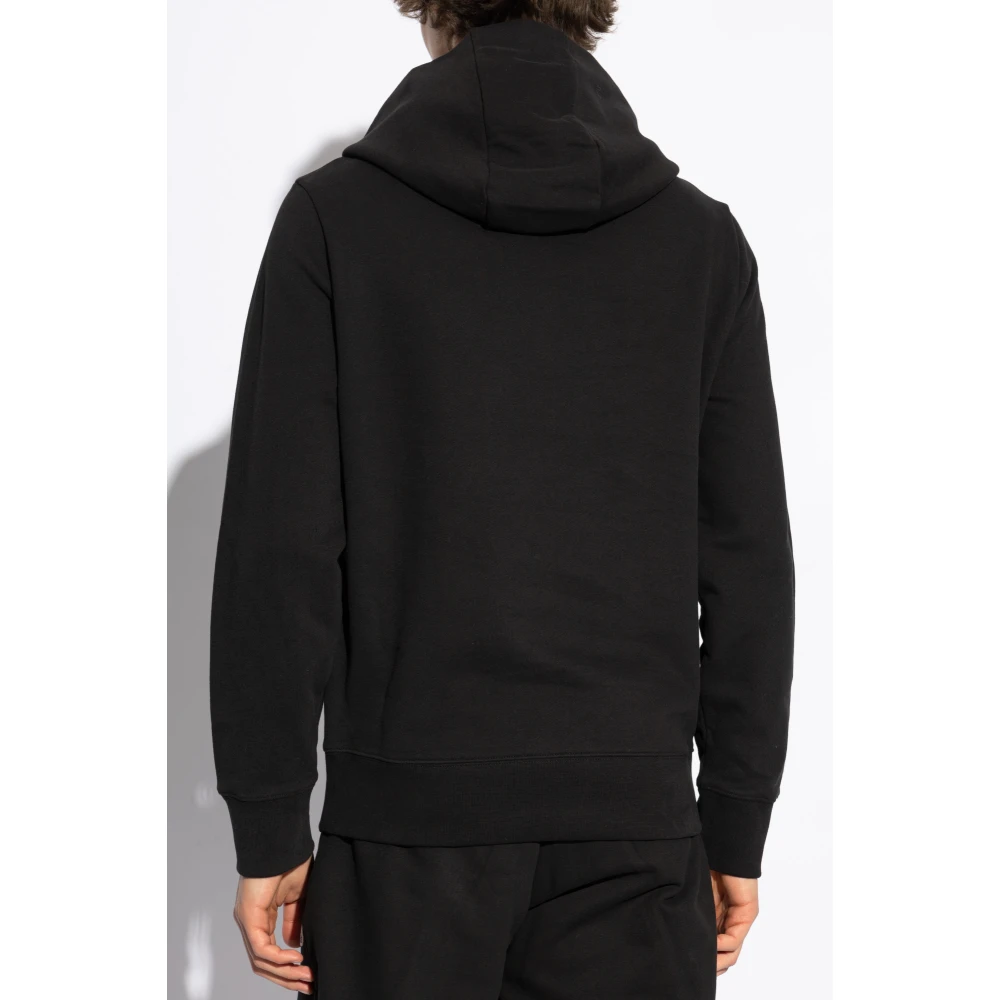 Moncler Sweatshirt met logo Black Heren
