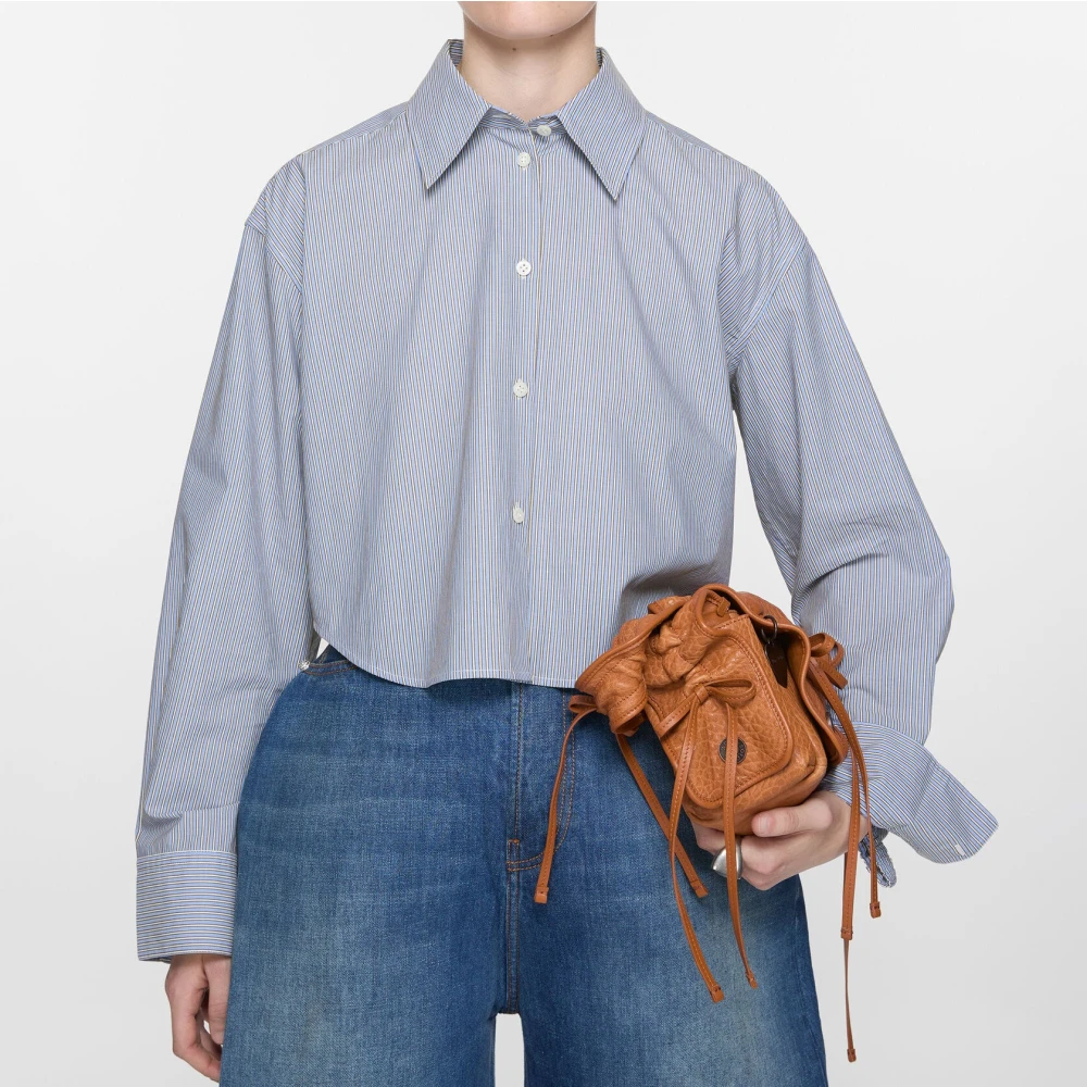 Acne Studios Hemelsblauwe Koffie Overhemd Blue Dames