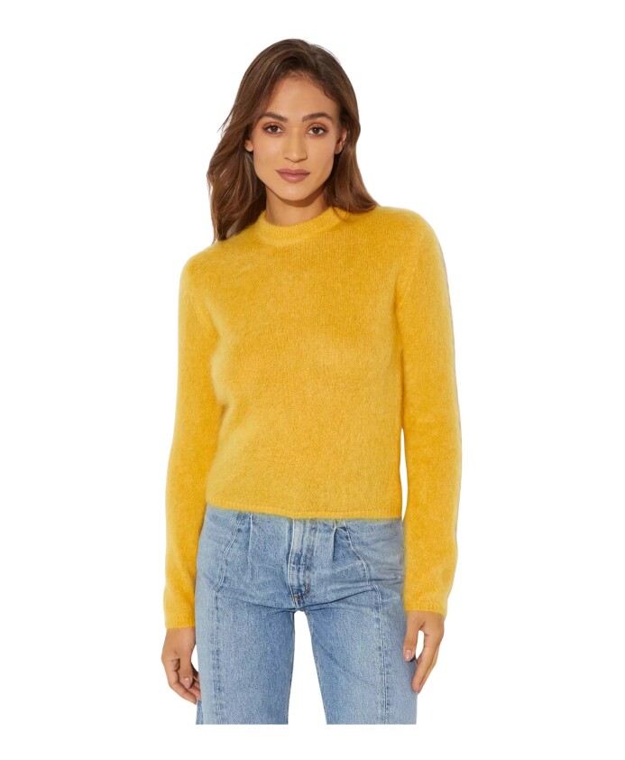 pull-ample-en-mohair-jaune