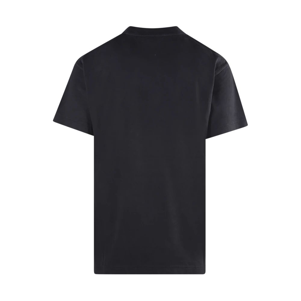 Moncler Zwarte SS T-Shirt Black Heren