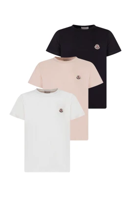 Logo Patch Bomulls T-shirt Trepack