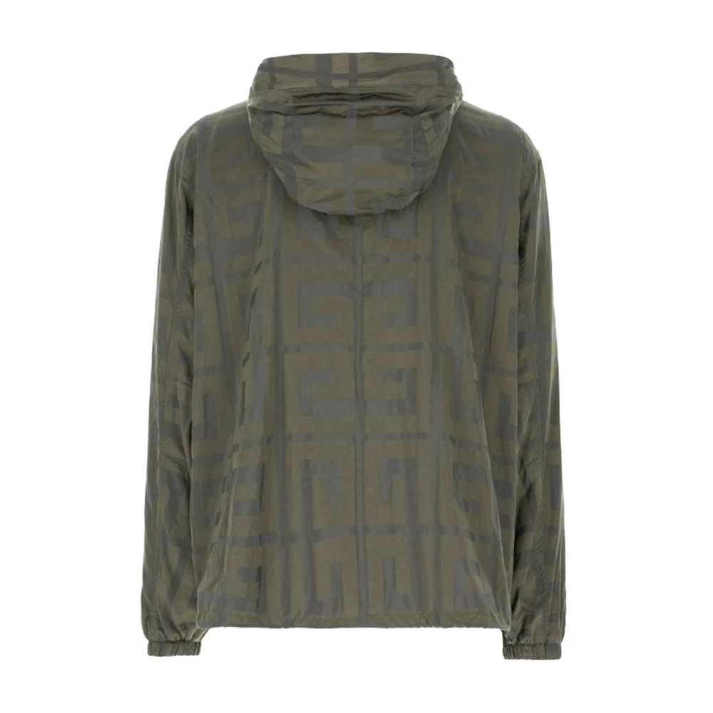 Givenchy 4G Windbreaker Jas Green Heren