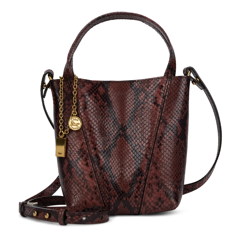 Chloé , Handbags, Female, Brown, One Size, Spin Shoulder Bag