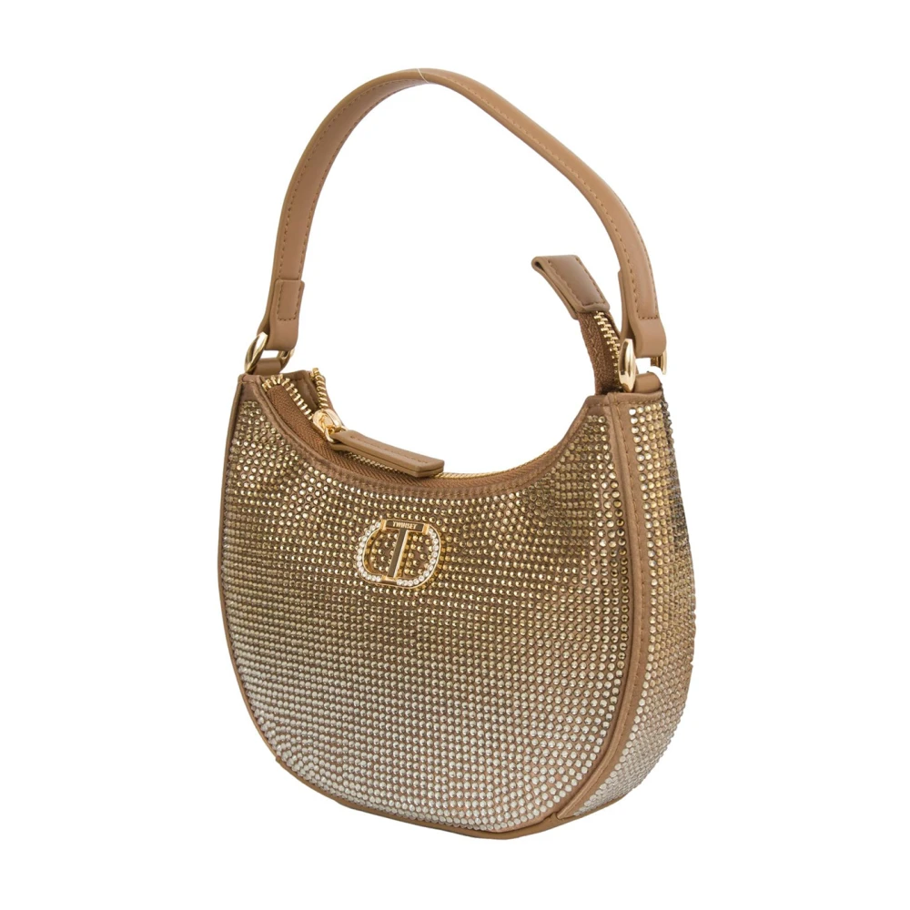 Twinset Beige Hobo Tas Beige Dames
