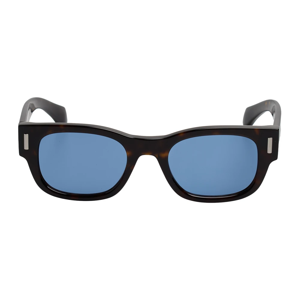 Ferragamo Men's Brown Sunglasses, One Size, Rectangular Acetate Sunglasses