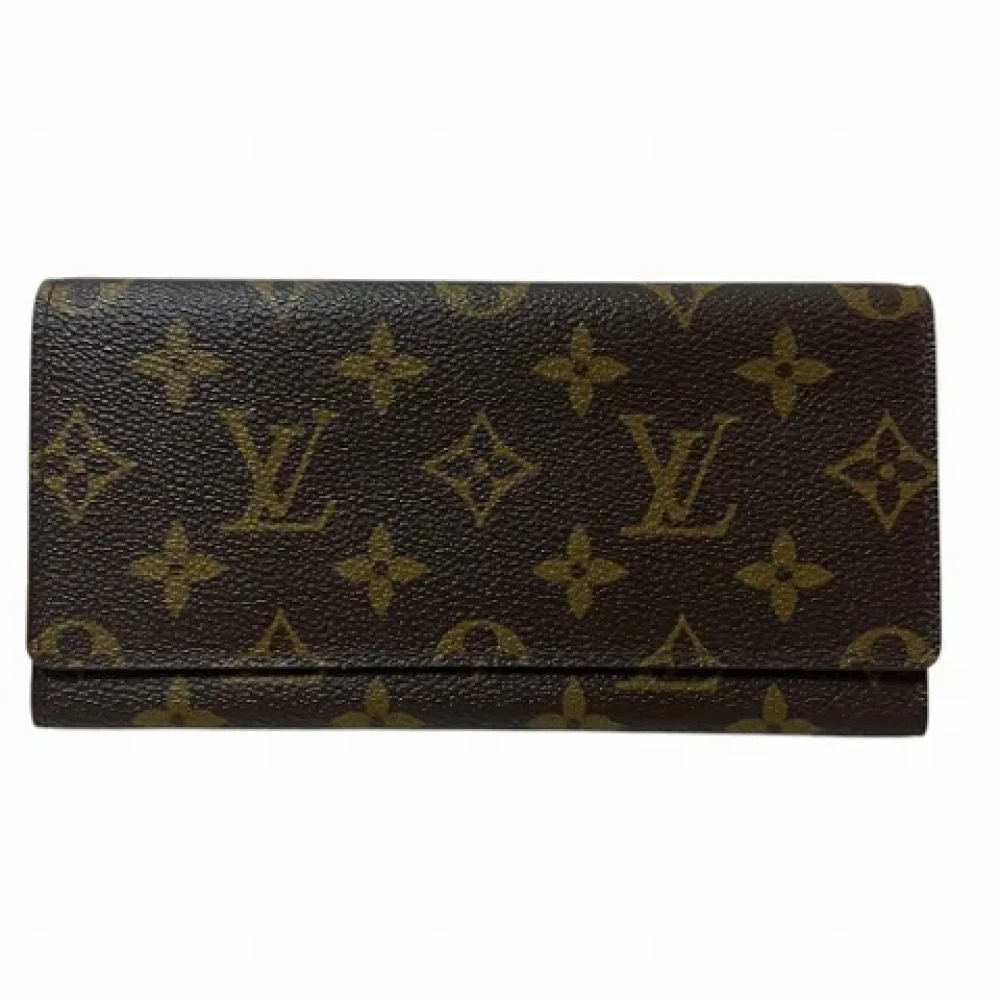 Louis Vuitton Vintage Pre-owned Canvas wallets Brown Unisex