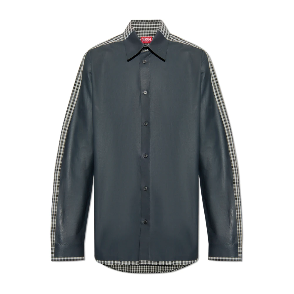 Diesel Camisa S-Bolt Shirts Hombre Gris S