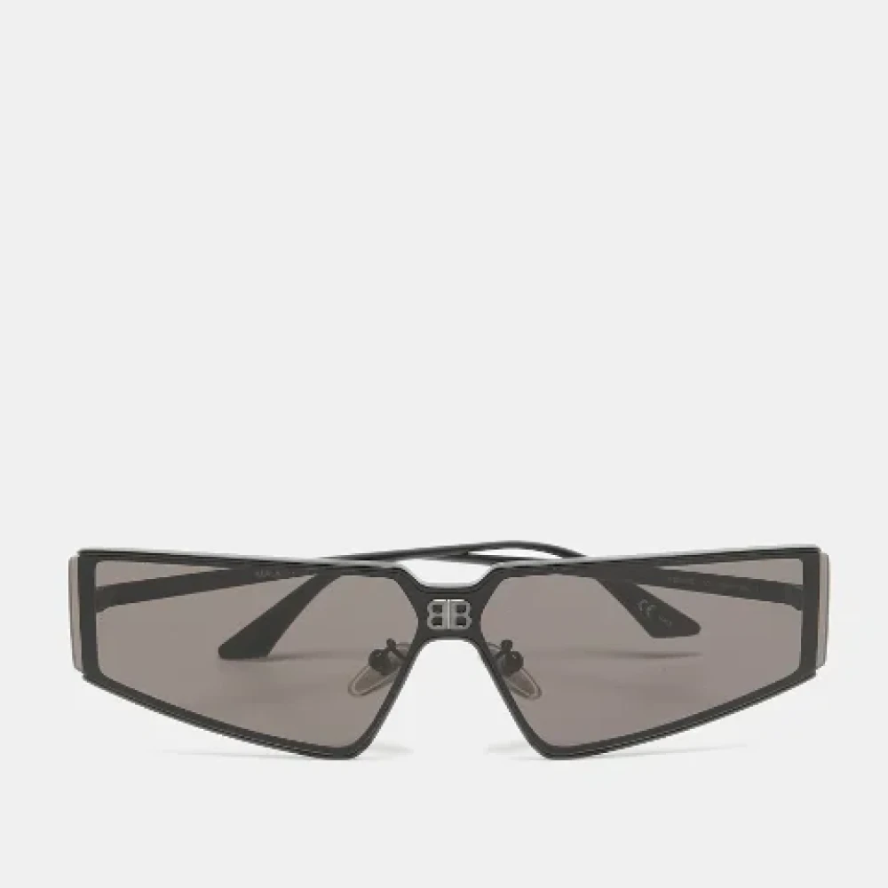 Balenciaga Vintage Pre-owned Metal sunglasses Black Dames