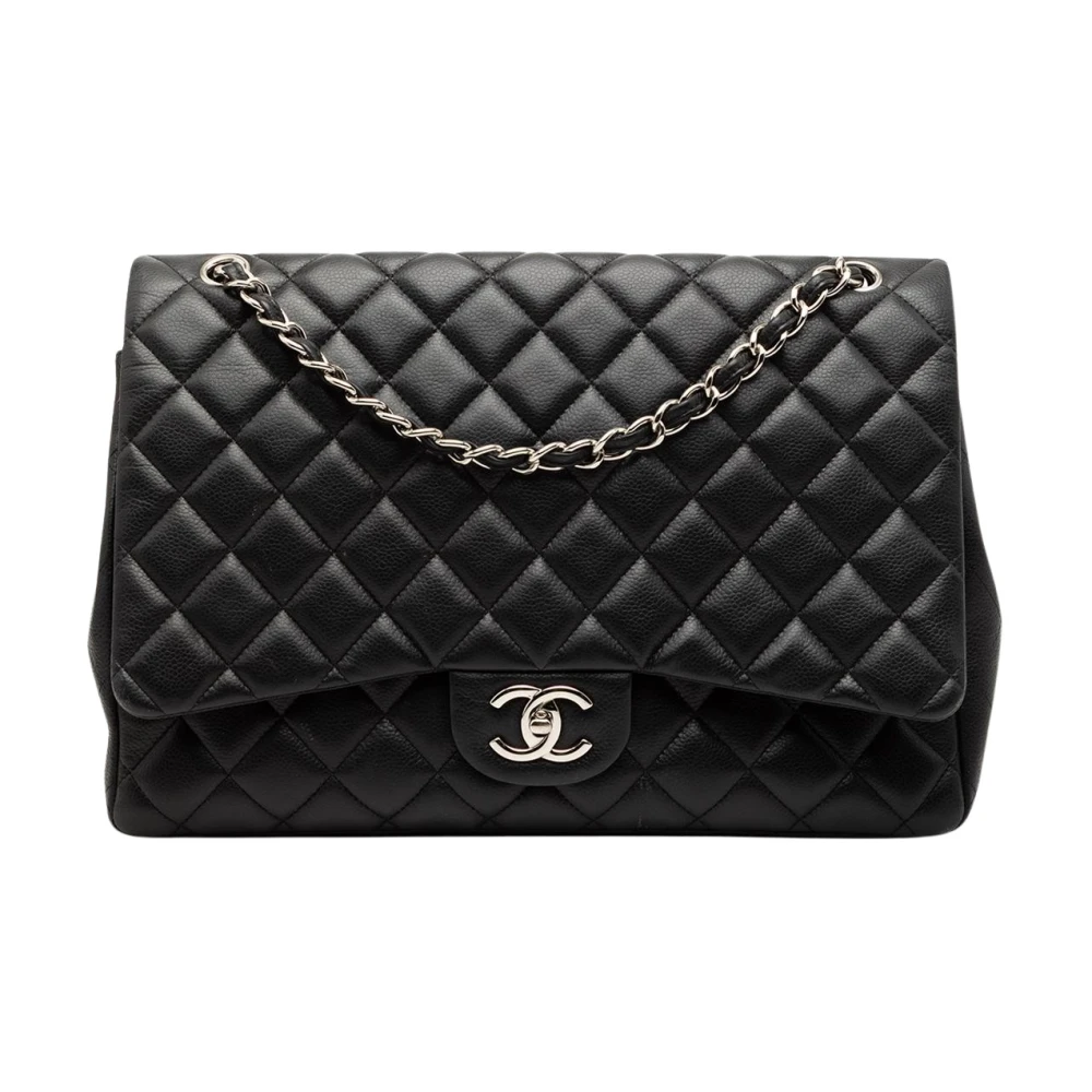 Chanel Vintage Donna Nero Pre-Owned, Taglia Unica, Used,