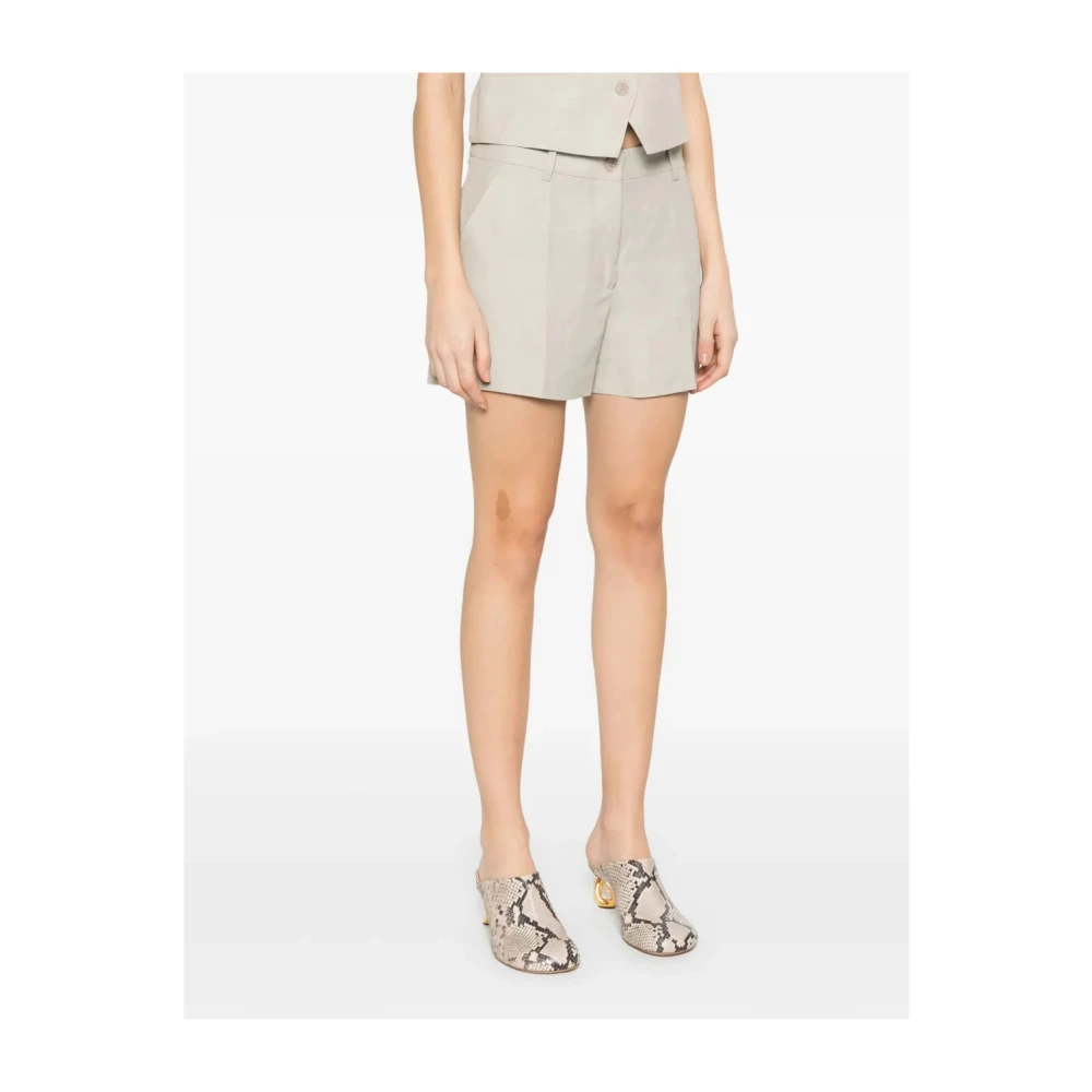 P.a.r.o.s.h. Denim Shorts met Stijl 038 Gray Dames