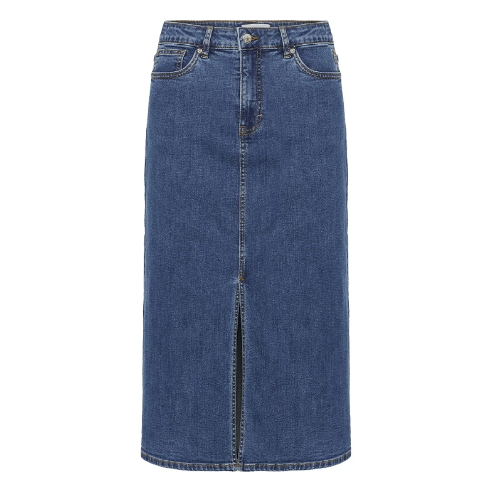 Part Two Women's Blue Denim Skirts, 3XL, Dillin Skirt