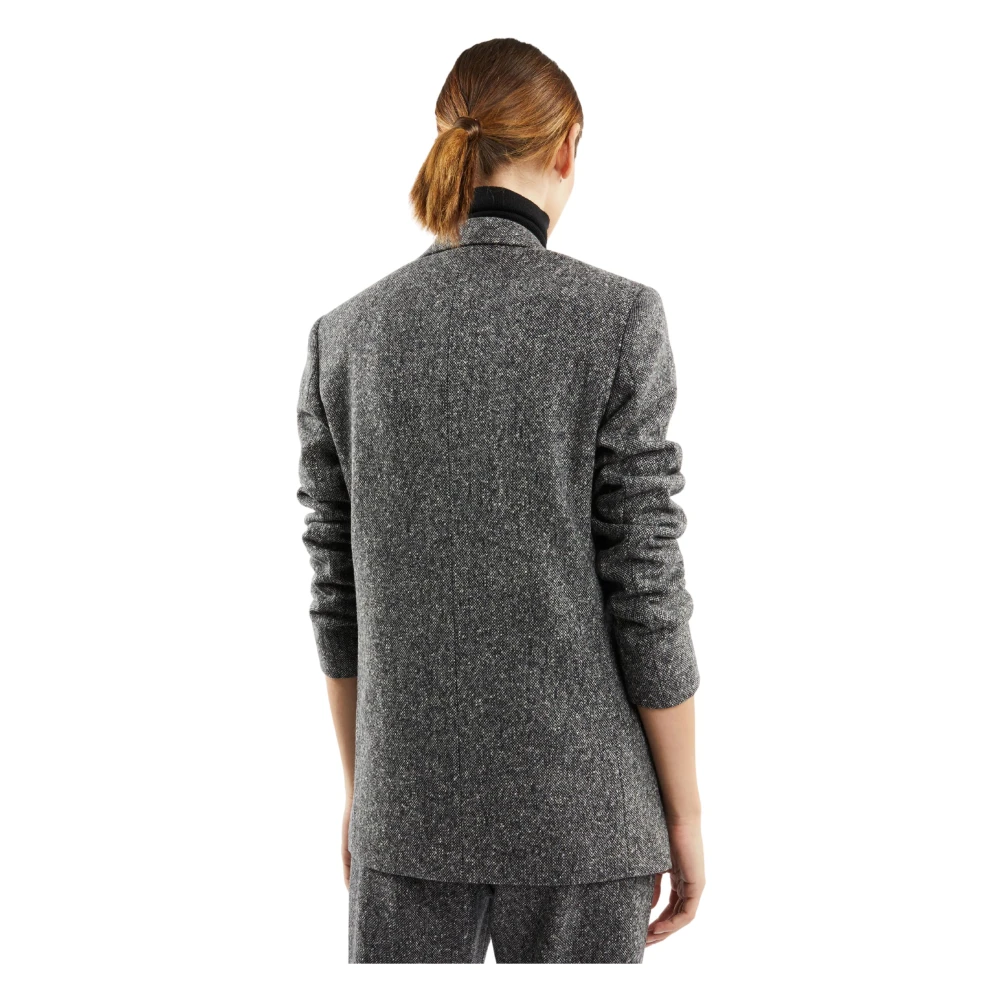 Fay Grijze Wol Knoopjasje Gray Dames