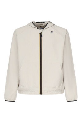 vestes-beige-a-fermeture-eclair-avec-poche-kangourou