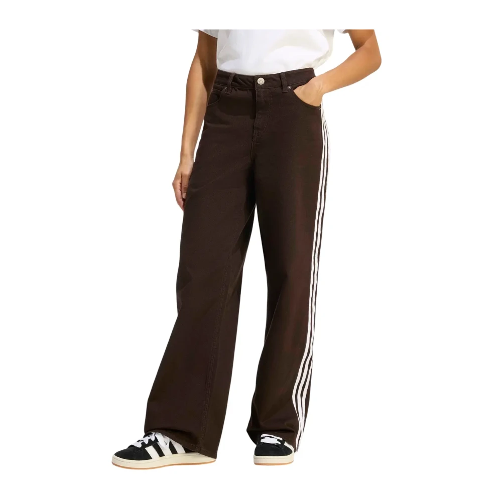 Adidas Firebird Track Pant Denim - Female - Training Trousers & Tights - Brown - W28 L32 - Sport