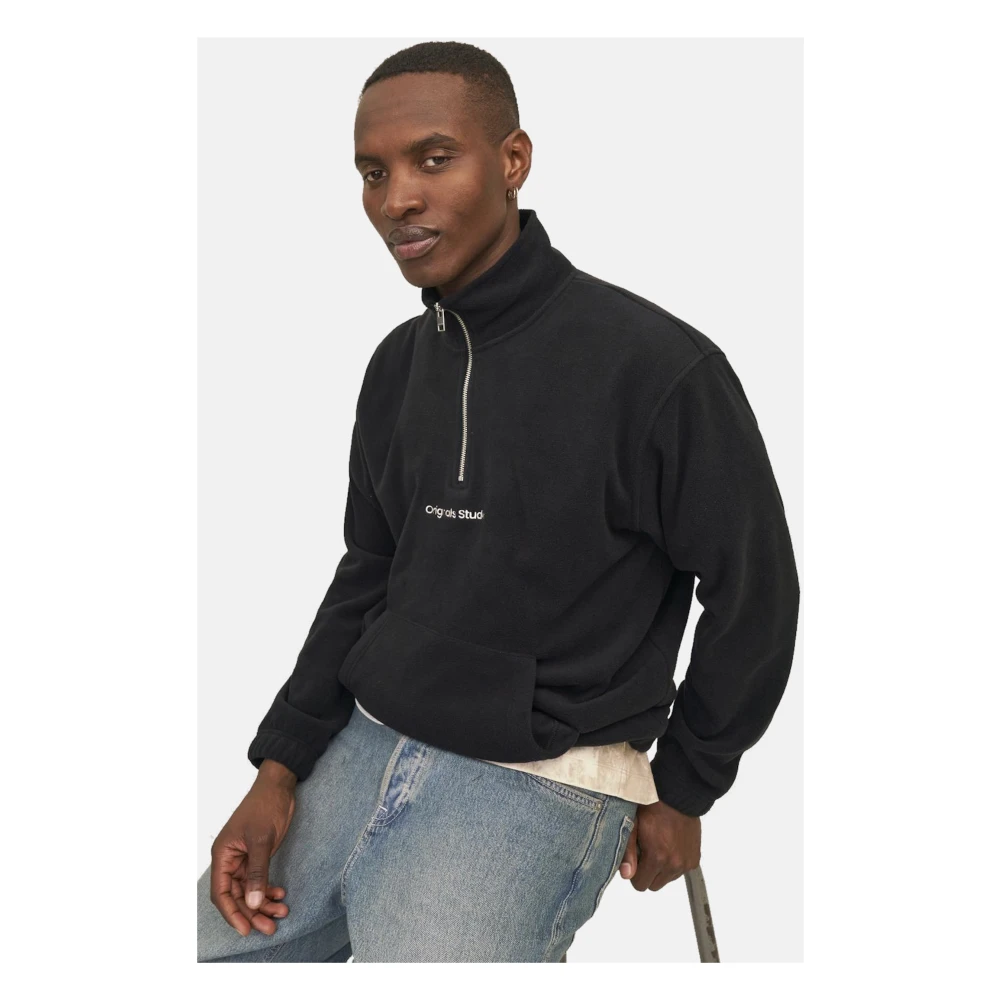 jack & jones Urban Fleece Pullover Black Heren