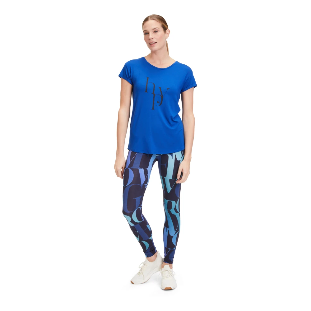 Betty Barclay Tropische High Waist Leggings Blue Dames