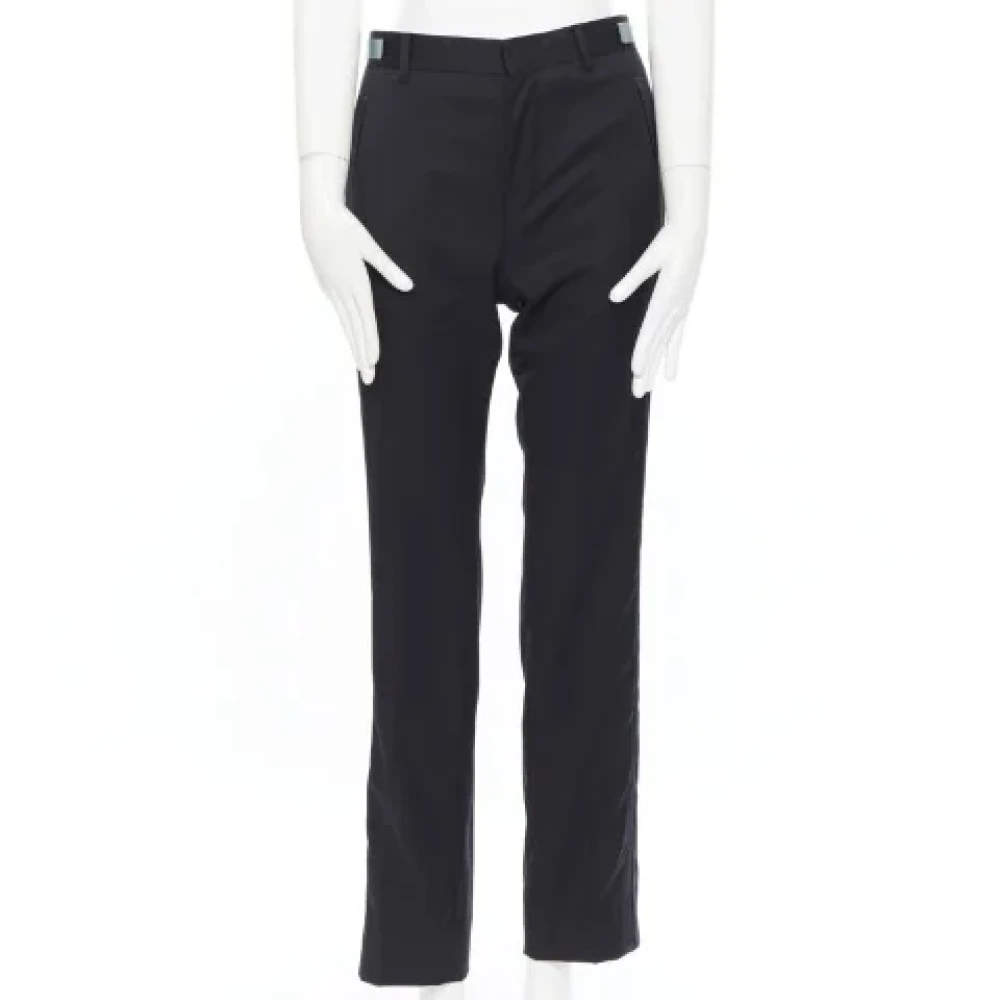 Givenchy Pre-owned Wool bottoms Black Dames