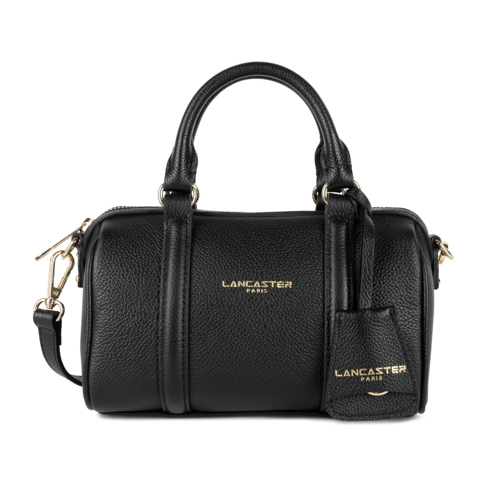Lancaster Black Handbags, Female, One Size, Zippered Shoulder Bag Milano Ana