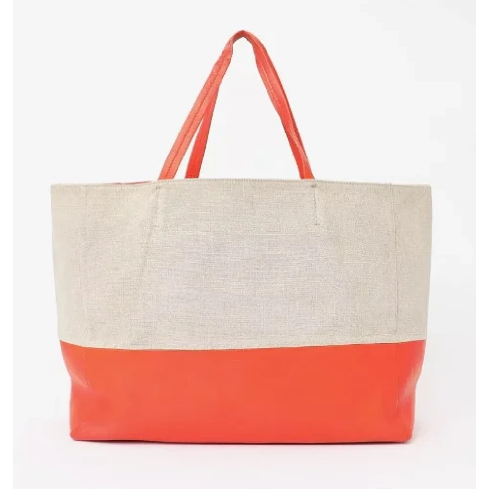 Celine Vintage Pre-owned Leather celine-bags Orange Dames