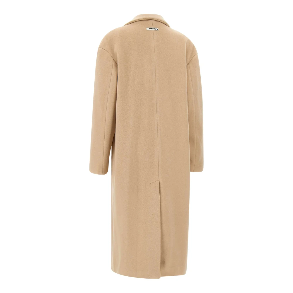 A Paper Kid Beige Jas Cappotto Beige Heren