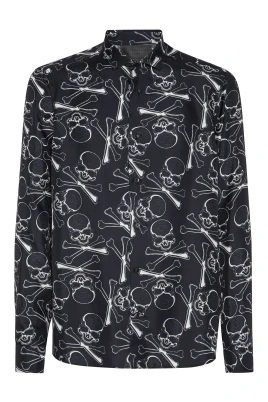 Silk Dandy Shirt Skull & Bones