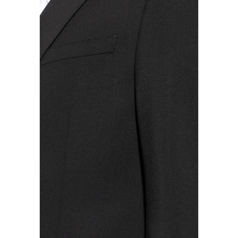 Emporio Armani Wollen pak Black Heren