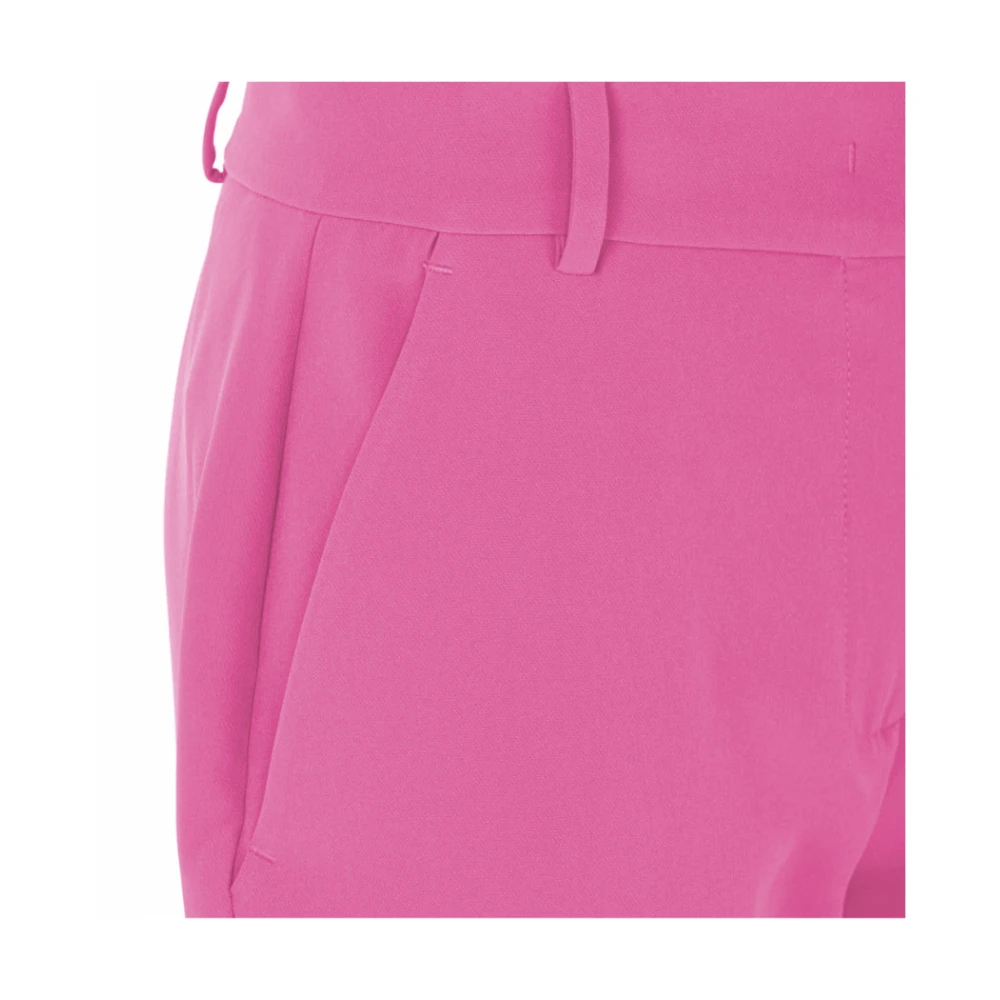 pinko Elegante Crepe Broek met Zakken Pink Dames