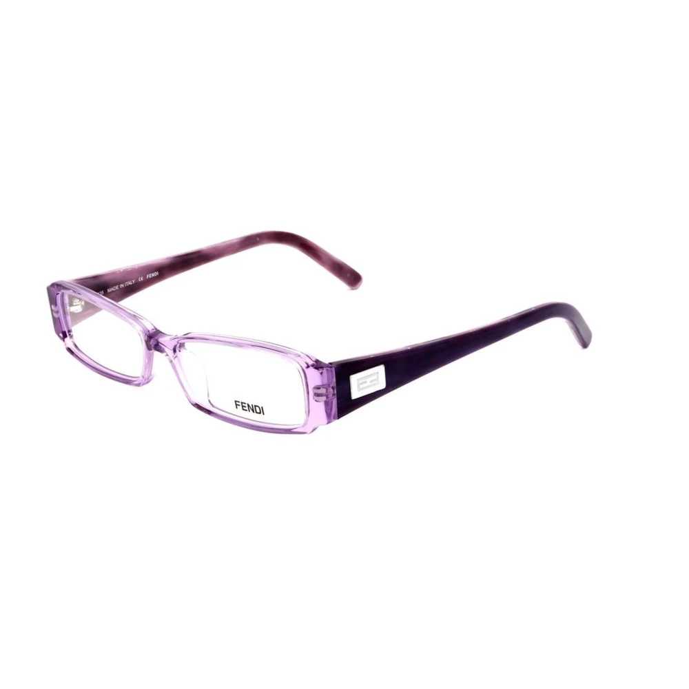 Fendi Paarse plastic monturen met doorschijnende wijzerplaat Purple Dames